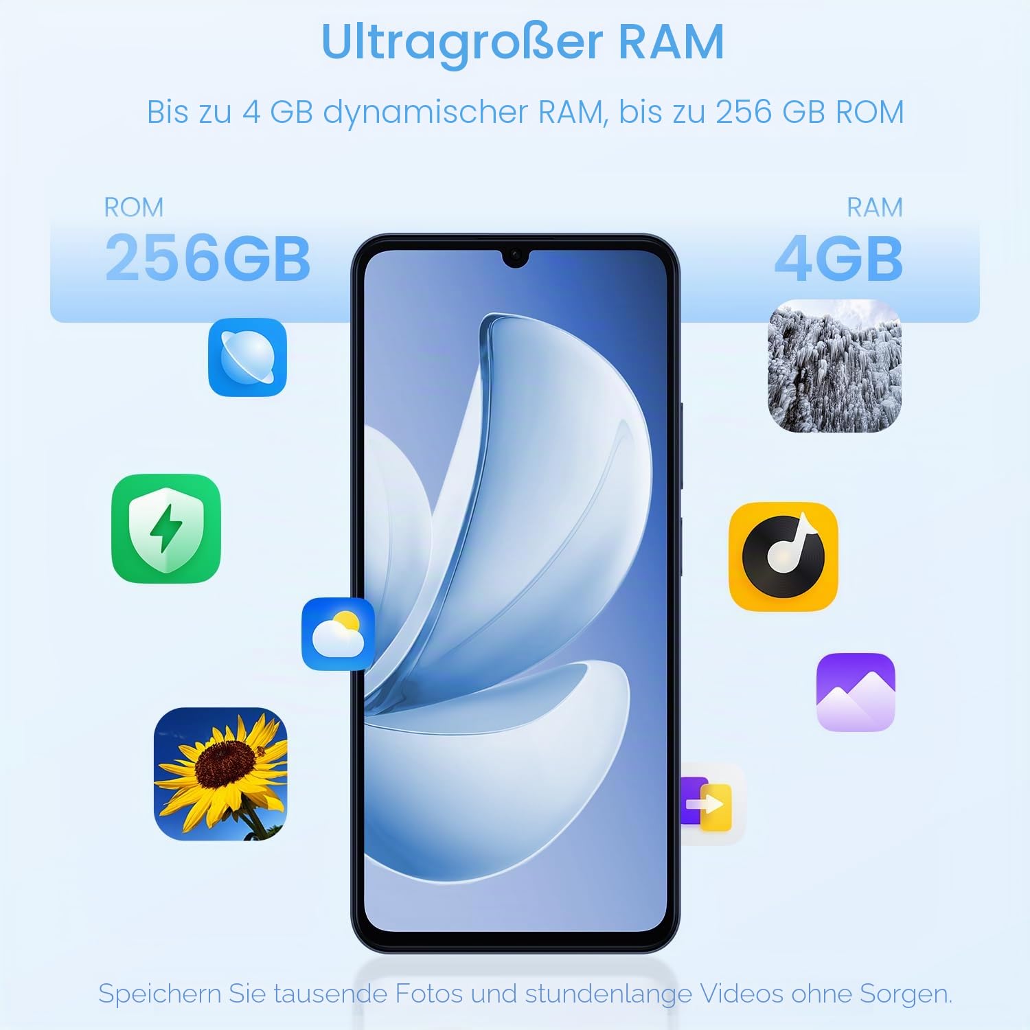 realme Note 70T Smartphone 4+256GB, Black | 6000mAh Akku, 6,75 Zoll Display, 90Hz, Octa-core Prozessor, 4+8GB Dynamischer RAM, ArmorShell Schutz, IP54