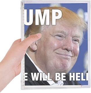 Caderno de imagem Ridiculous American Great President com folhas soltas e diário recarregável