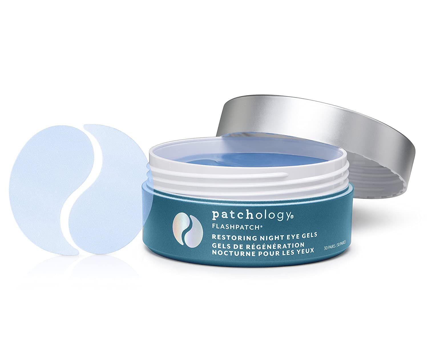 Patchology Flashpatch Restoring Night Eye Gel Jar, 30 pairs