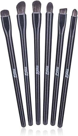 Amazon Msq アイシャドウブラシ 6本セット メイクブラシ 化粧ブラシセット イクブラシセット 人気 黒い Msq アイシャドウチップ 通販