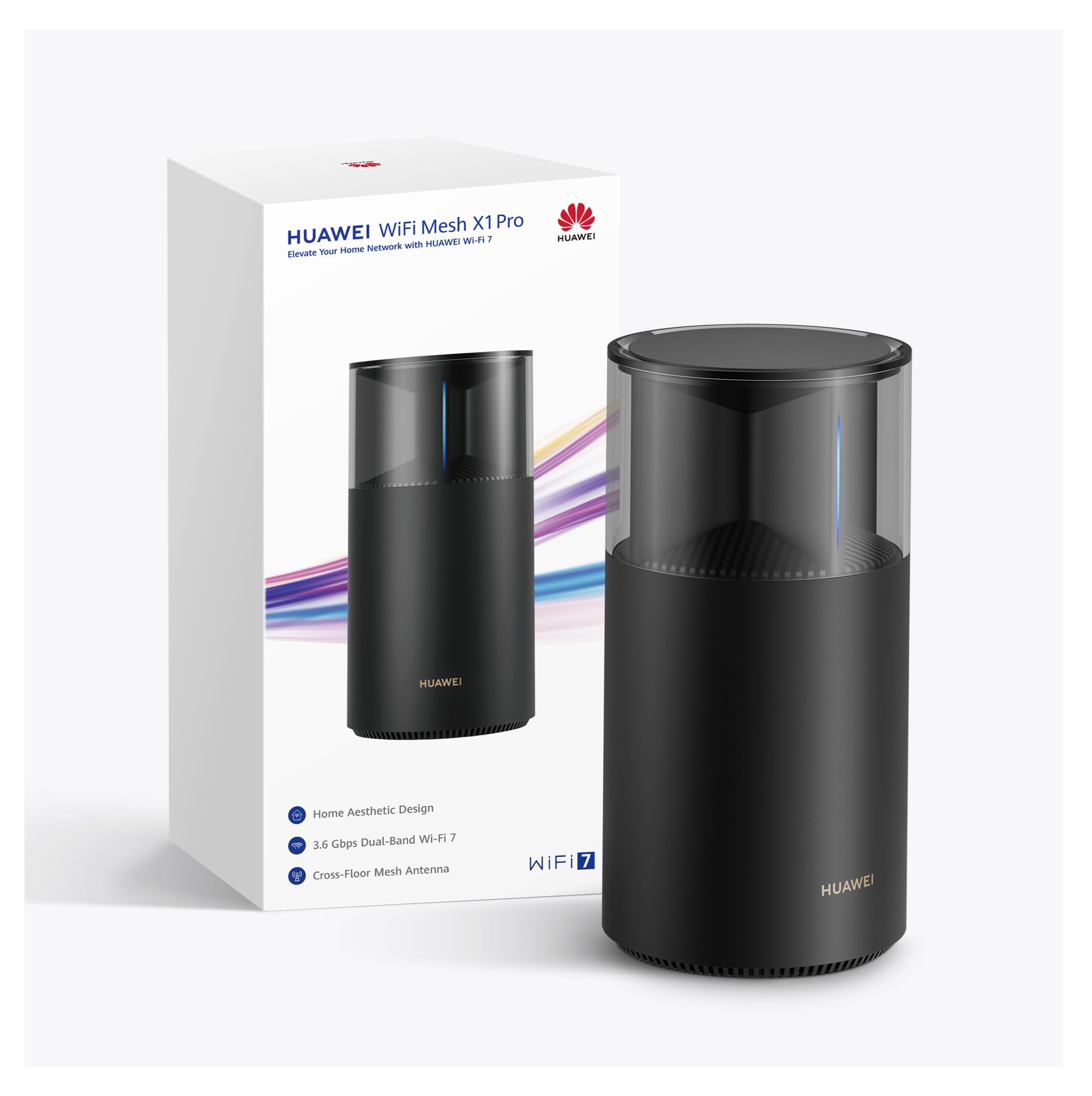 HUAWEI X1 PRO無線LANルーター HUAWEI WiFi Mesh X1 Pro Router, Wi-Fi 7 de Doble Banda a 3,6 Gbps,