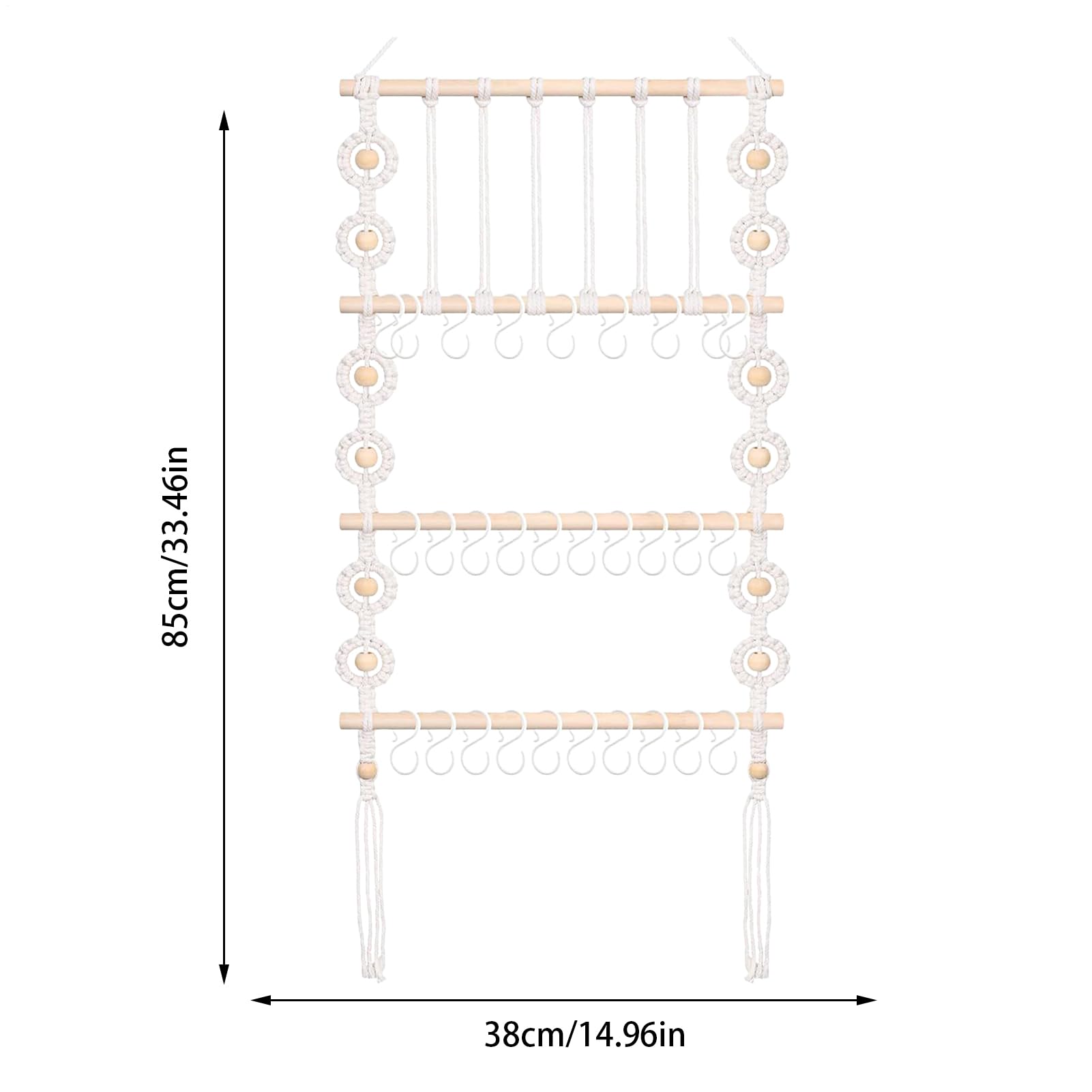 Bow Storage - Baby Headband Organizer | Headband Holder | Hair Clips Hanger | Hair Bows Organizer For Girls | Clip Accessories | Wall Hanging Decor For Toddler Kids Baby Girl
