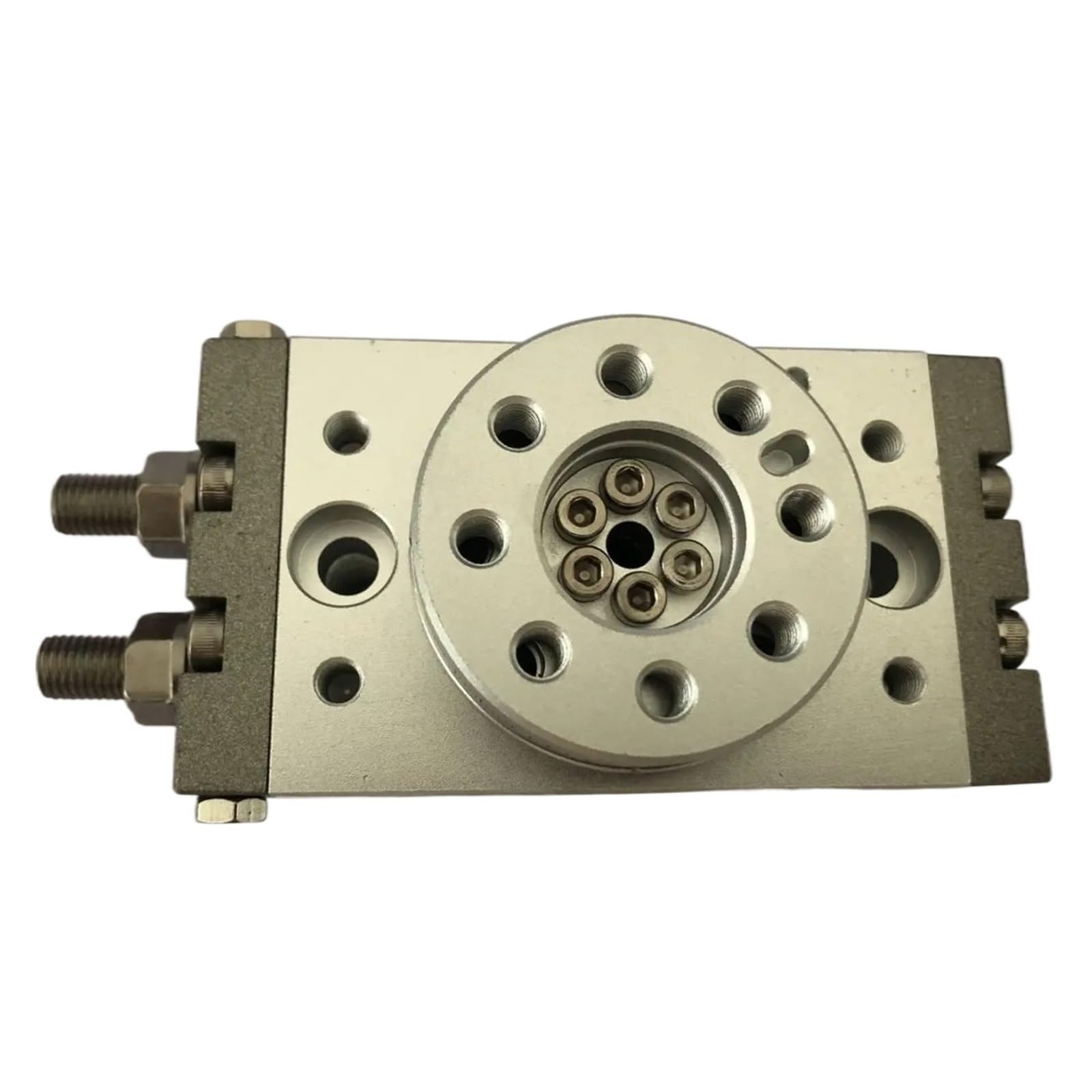 Cilindro Giratorio Neumático Del Actuador De Mesa Aire Doble Efecto MSQB-10A/MSQB-10R Con Amortiguador Interno Funcionamiento Preciso Suave(MSQB-10A)