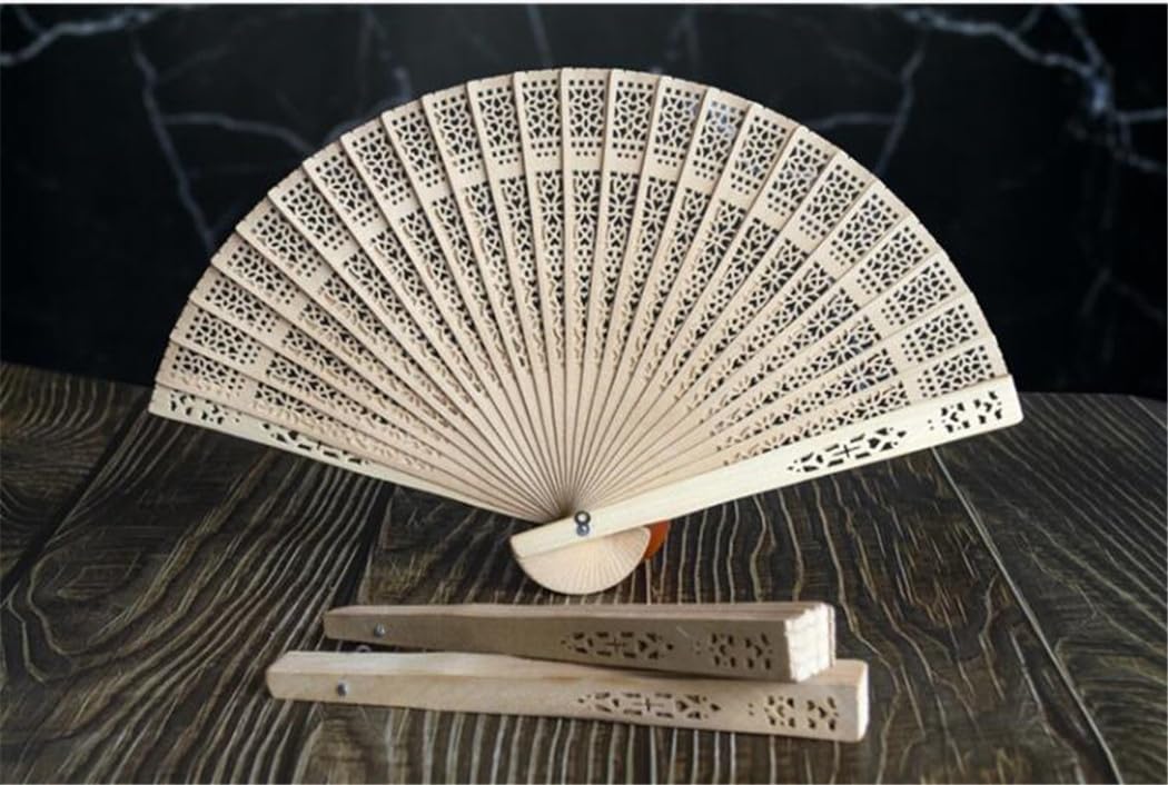 50 abanicos de madera personalizados para invitados de boda, abanicos plegables para decoración de fiestas