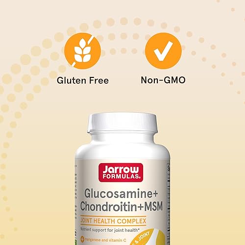 Miniatura 4 de Sumplemento Jarrow Formulas glucosamina condroitina y MSM GCM240 1 1