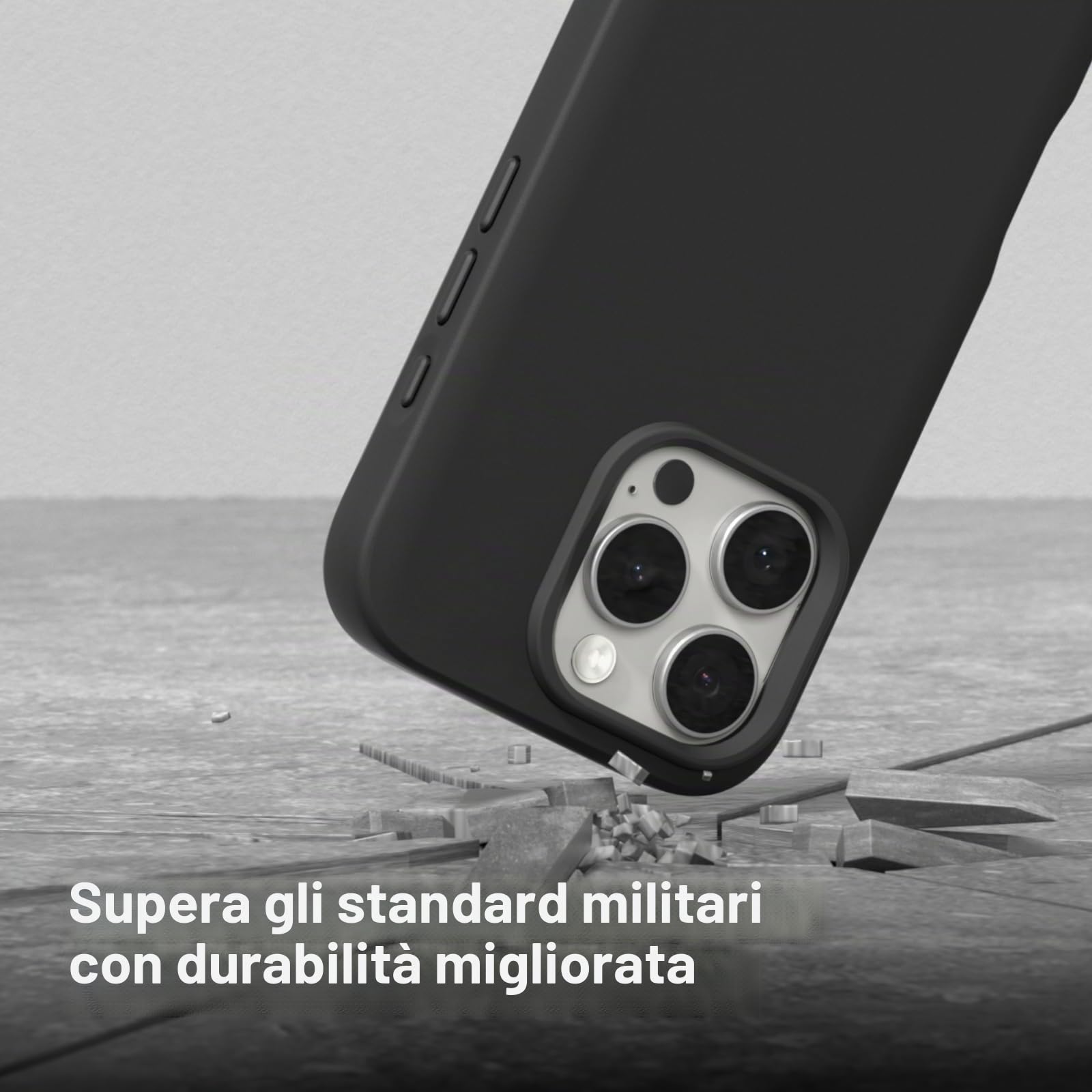 RhinoShield SolidX MagSafe Compatible Case for iPhone 16 Pro | Strong Magnetic, Military Grade Drop Protection, Reinforced Shock-Absorbing, Enhanced Corner Defense, Slim, Lightweight