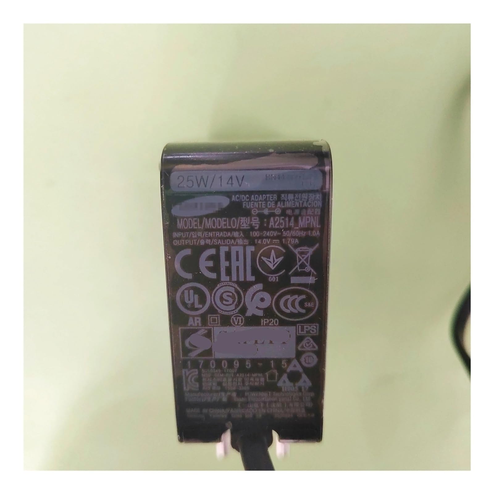 TV Line BN44-00917D A2514_MPNL 25W 14V 1.79A Monitor Adaptador De CA/CC El Cargador De Corriente Es For S27F350FH S24C370HL C24F390FH C22F390FH, Cable De TV