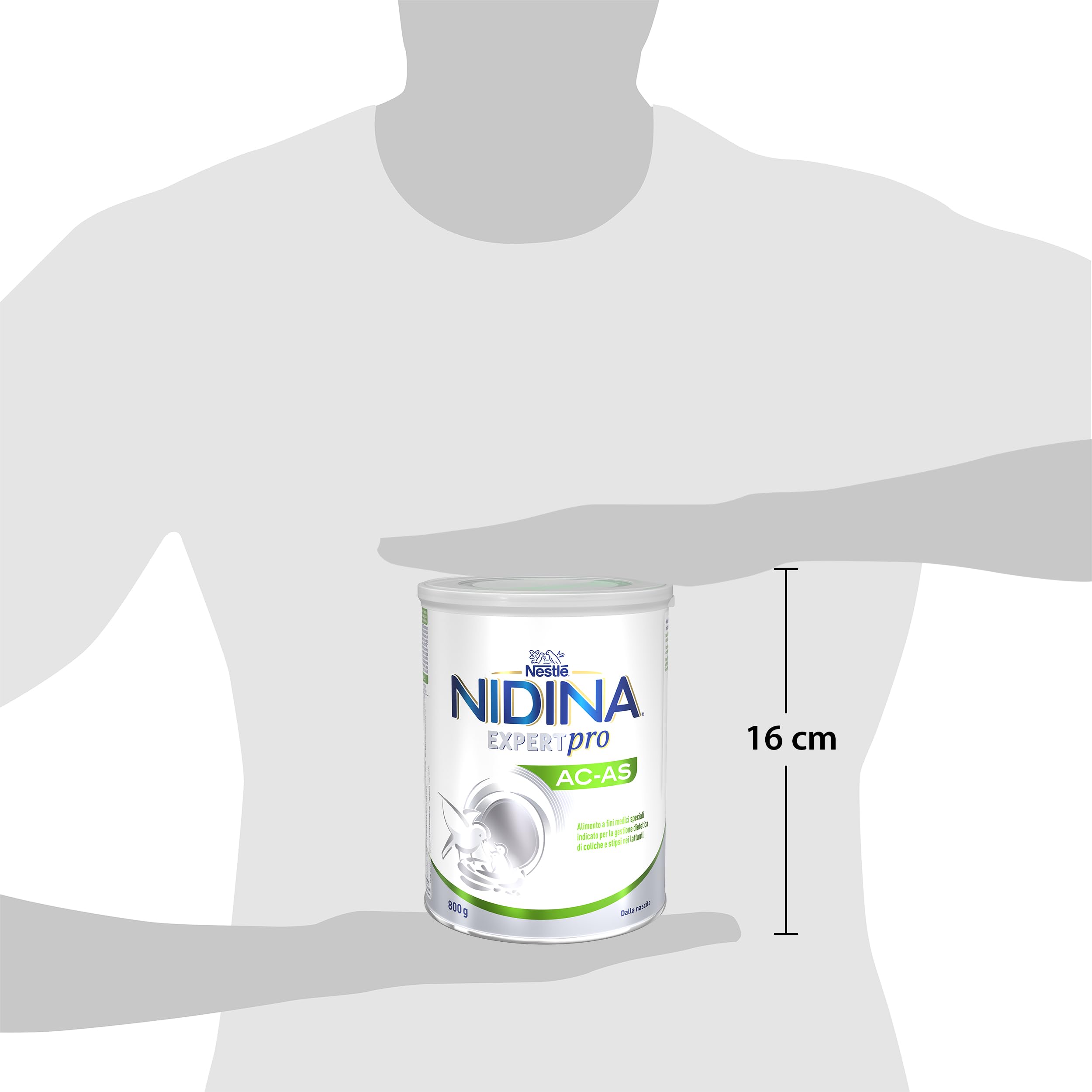 NIDINA EXPERT PRO AC-AS Alimento a fini medici speciali in polvere, Latta 800g
