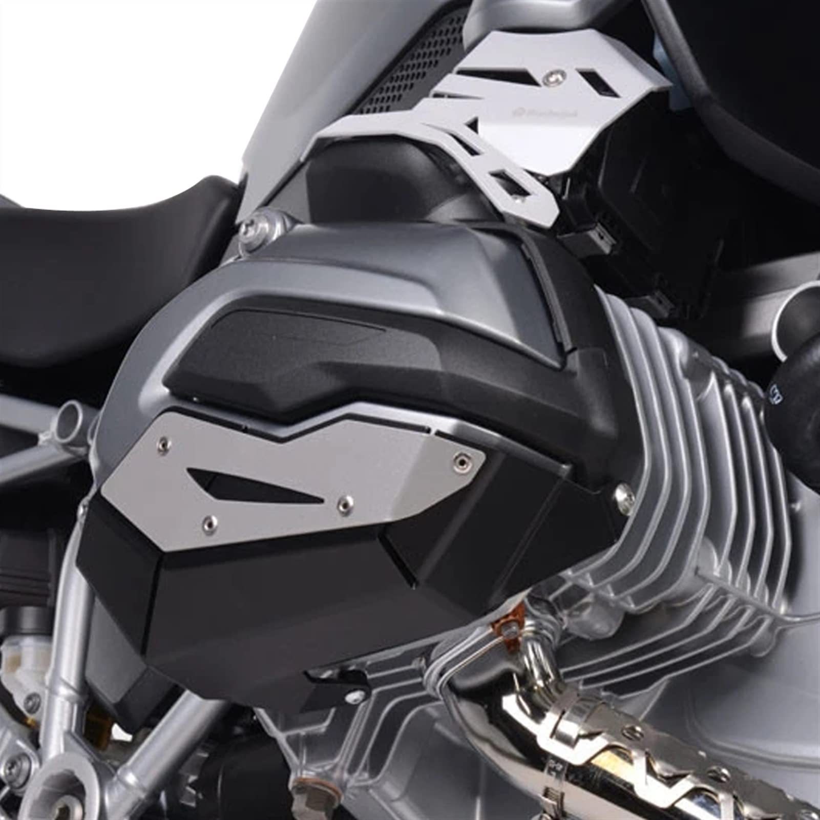 Kit Protection Culasse Moteur Pour BMW R1200GS/R/RT (2004-2010) - 2 Couvercles Latéraux + 2 Couvercles D'allumage - Noir - 9