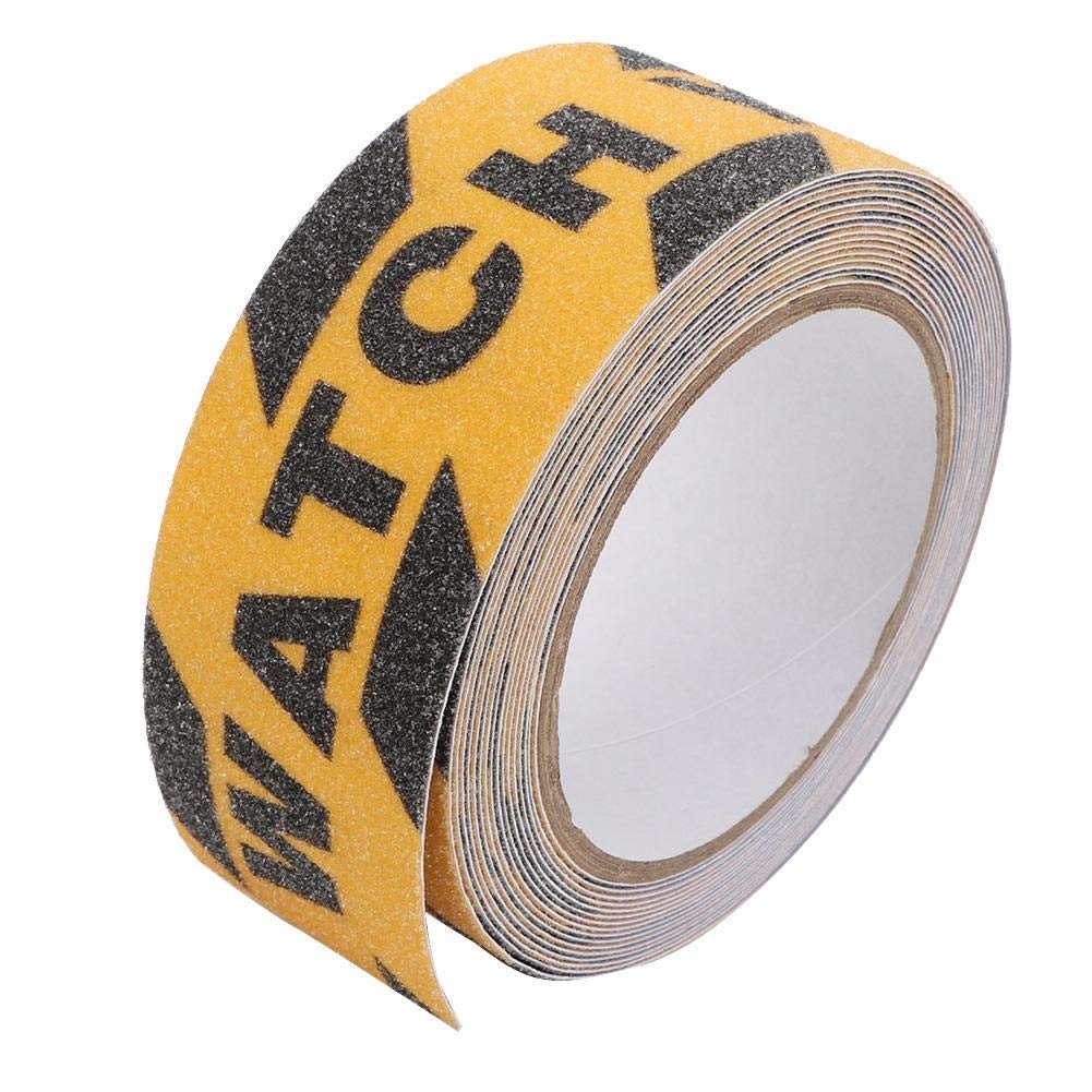 Regun Anti-Slip Tape, High Traction, Strong Grip Abrasive, Pvc Floor Stair Step Abrasive Caution Safety Tape Sticker For Stairs Tread Steps Ramps Indoor Outdoor(Length 5M X Width 48Mm)