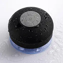 Mini Caixa de Som Bluetooth à Prova D’Água com Ventosa – Som Alto, Bateria e Ideal para Banho e Piscina Duradoura