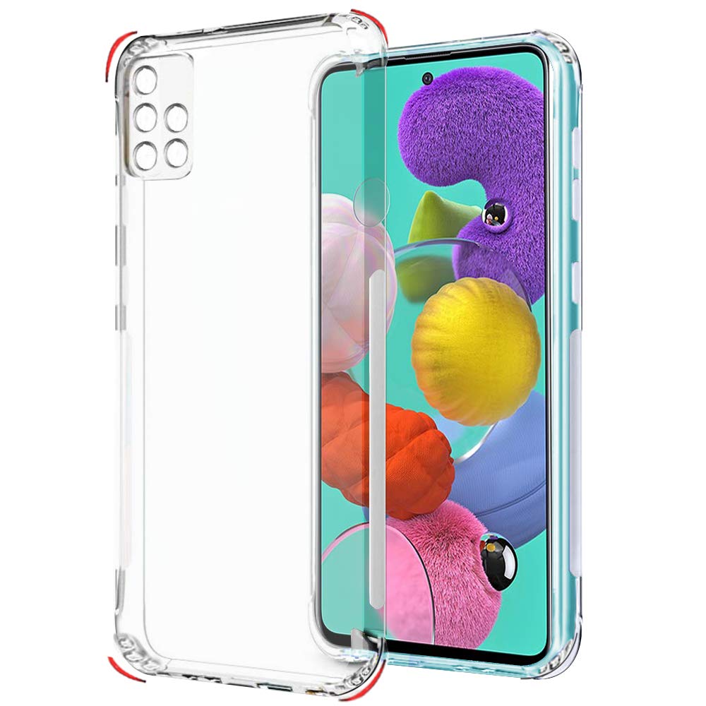 TheGiftKart Ultra Clear Slim Anti-Slip Grip Soft Silicone Back Cover Case with Complete Camera Protection & Anti-Dust Plugs Built-in for Samsung Galaxy A51 (Transparent) (B08MKMXQCY) Amazon Price History, Amazon Price Tracker