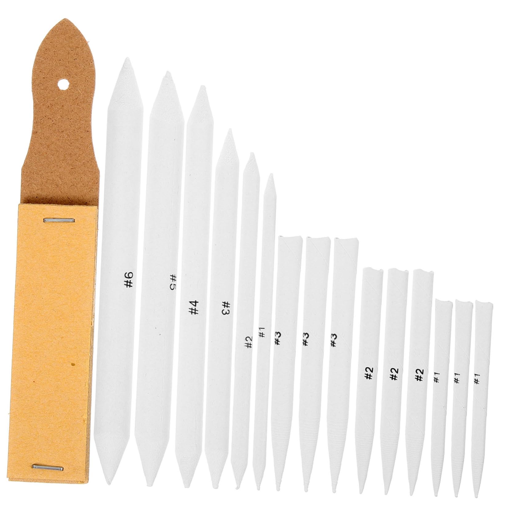 ERINGOGO Sketch Painting Tool 16pcs Art Blending Stumps and Double-Sided Erasers