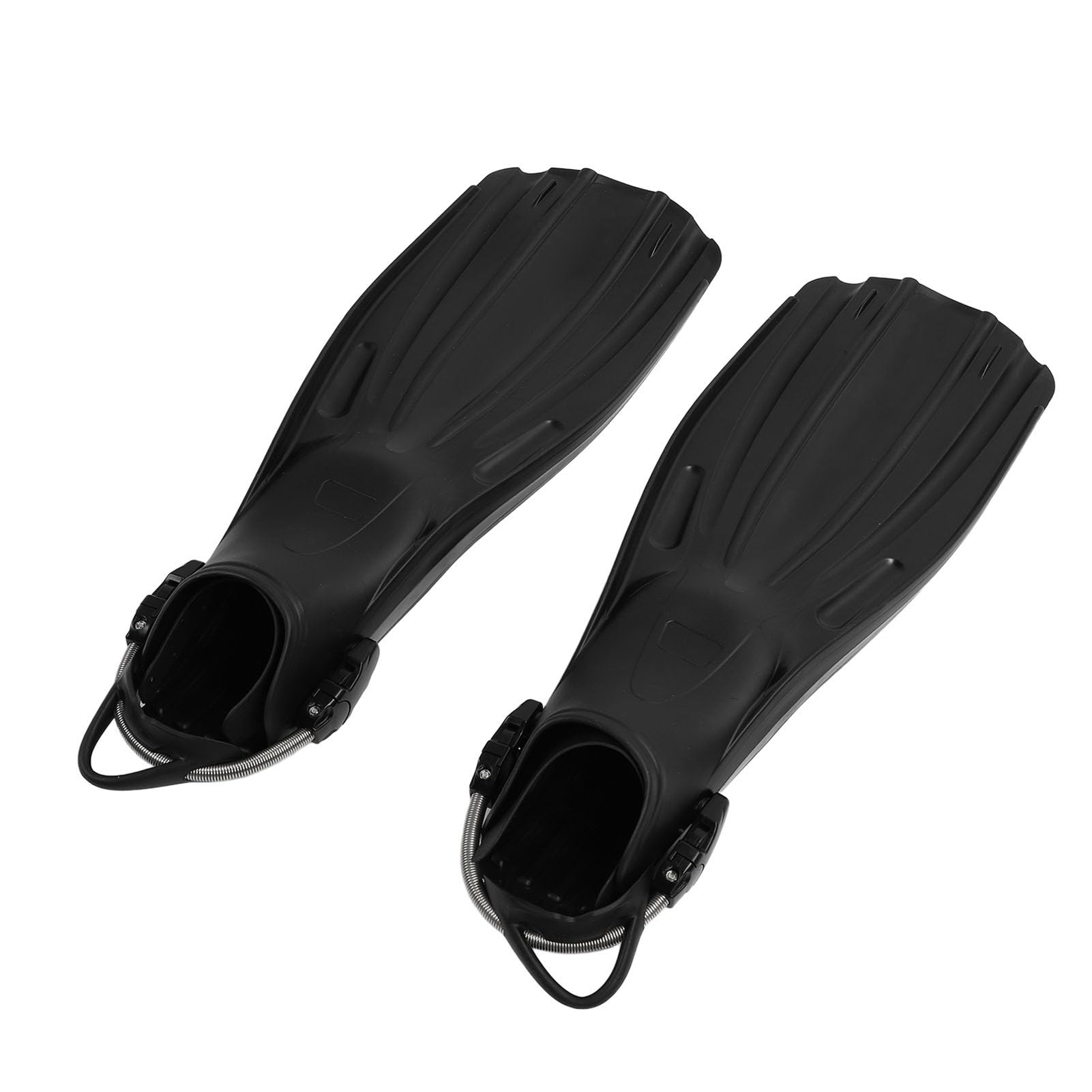Jiawu Aleta para Pie de Buceo, Diseño Ergonómico, Aletas de Snorkel con Suela de PP Livianas, Aleta de Buceo en Apnea con Cordones de Resorte Ajustables para , Snorkel, Natación, en Apnea