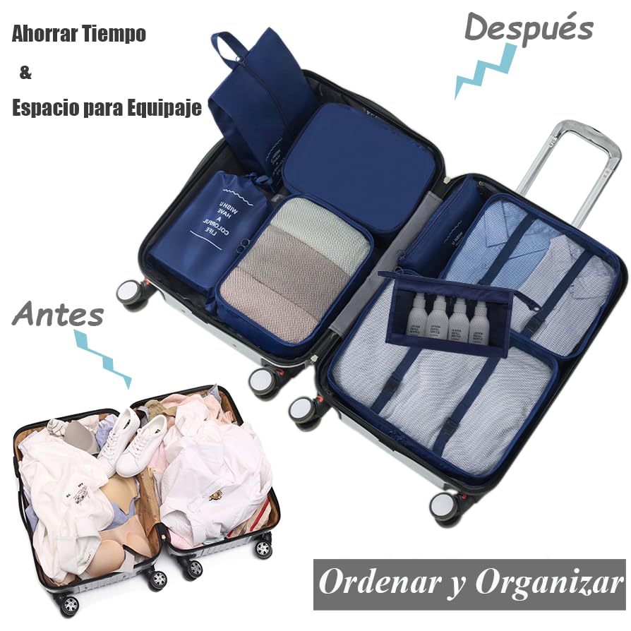 20 Bolsas De Viaje Con Cordón - 3 Tamaños, Impermeables, Para Ropa Y Cosméticos