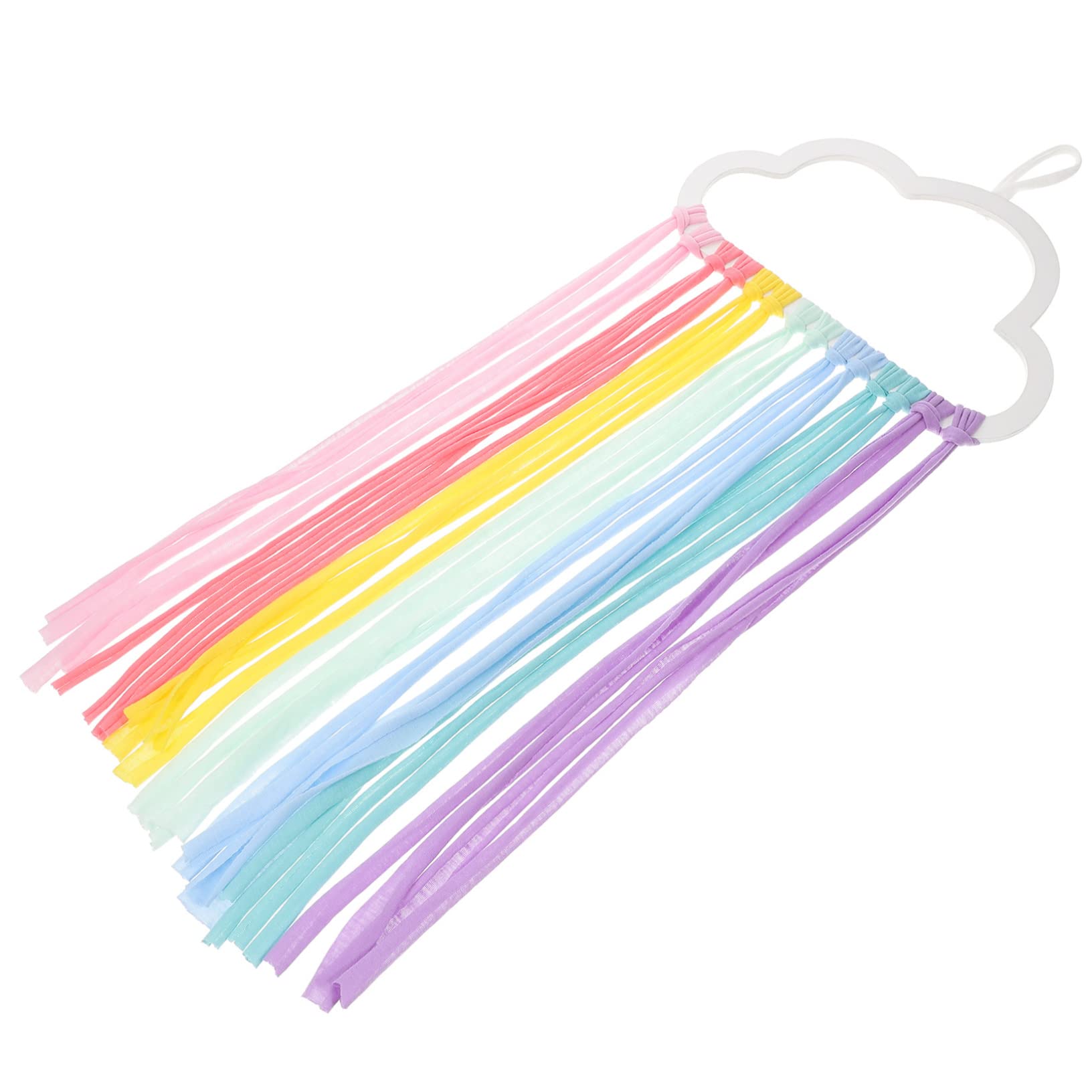 Toddmomy Hanging Hair Clips Organizer Cloud Hair Clip Storage Belt Girls Headband Organizer