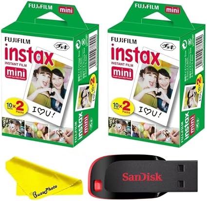 Película instantánea Fujifilm Instax Mini 40 hojas con accesorios miniatura 1