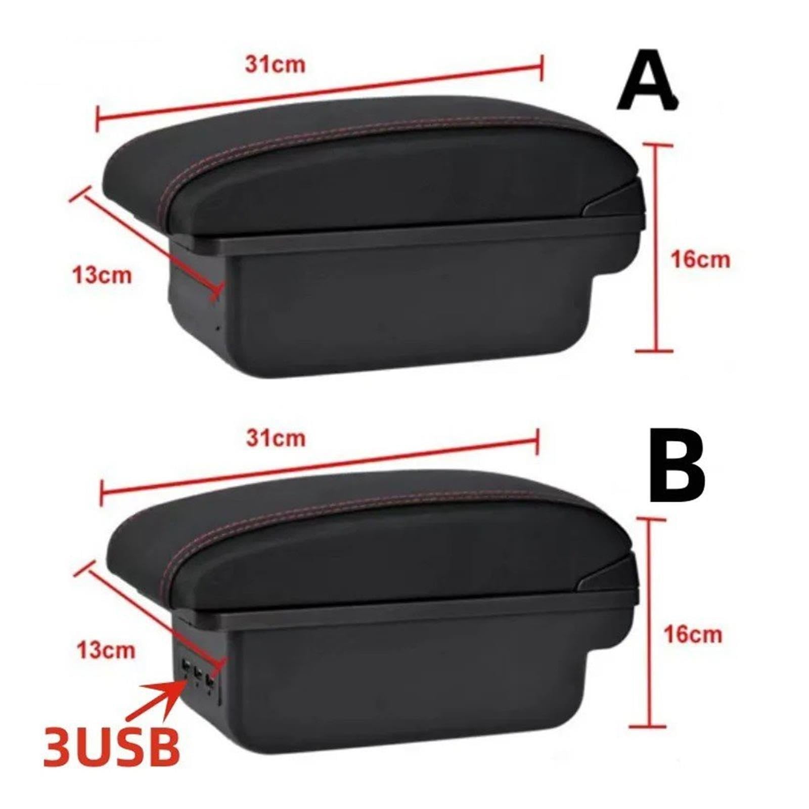 Caja Almacenamiento Universal Reposabrazos Coche Que Alivia Fatiga