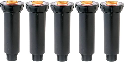 Rain Bird 1804LN-B5 - Aspersor emergente profesional de 4 pulgadas, paquete de 5