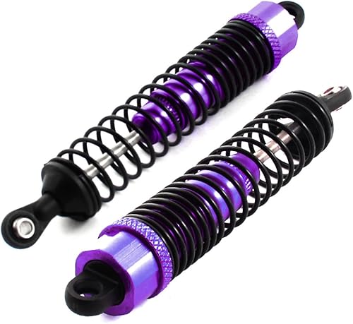 IIVVERR 2 piezas de amortiguador púrpura de 3.937in para camión RC modelo 110 (2 piezas de la mejora del amortiguador de choque de la púrpura