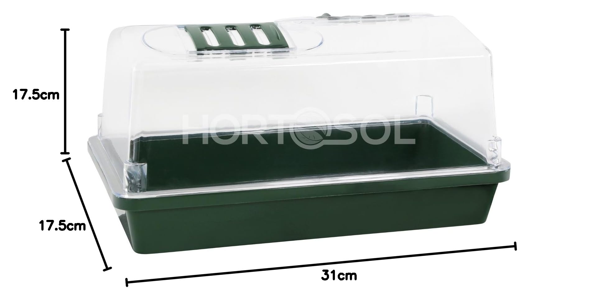 10w XS Mini serre de bouturage chauffante électrique 31x17,5x17,5 cm
