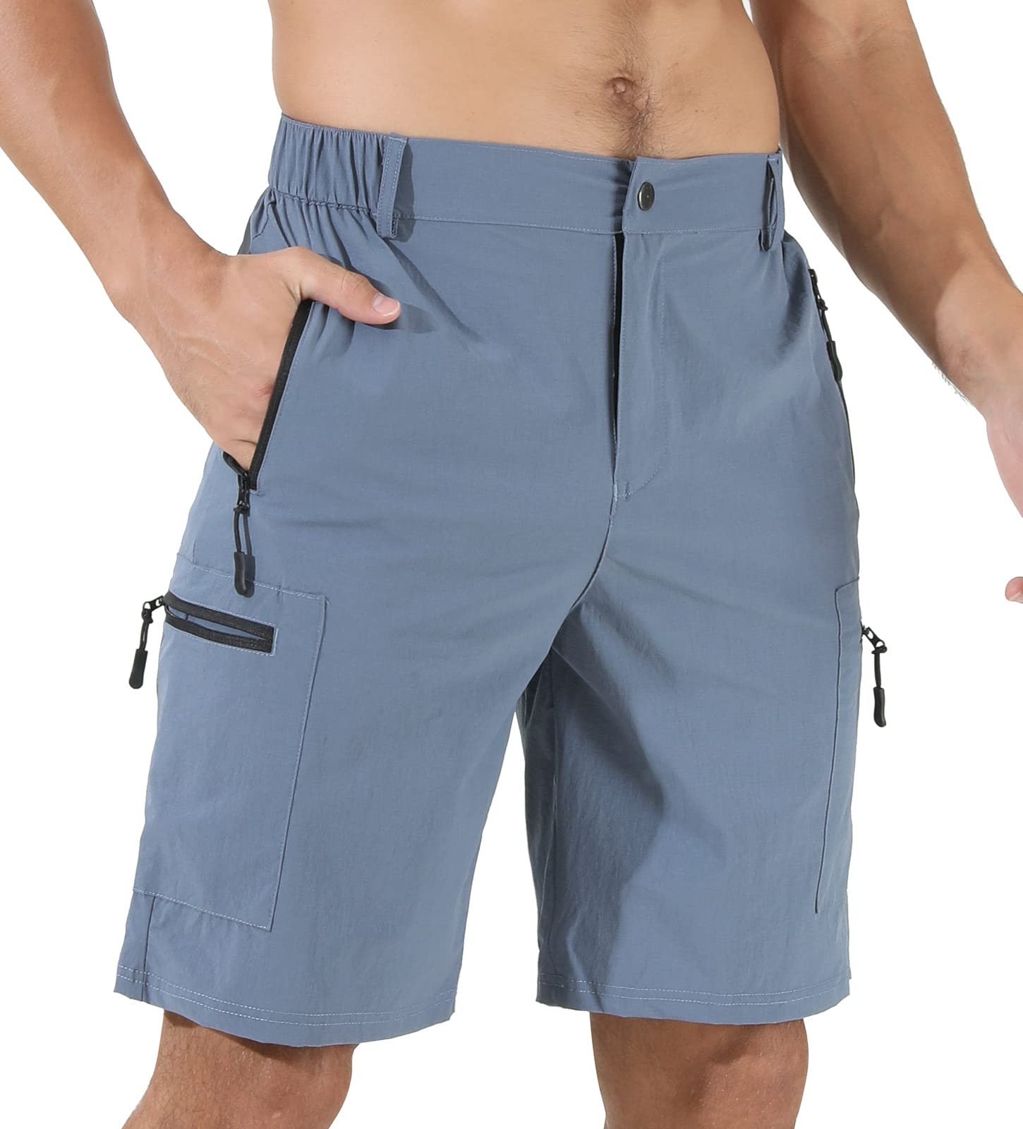 Suwangi Short Bermuda Homme Short de Sport Cargo Légers Outdoor Casual Shorts Bermuda Shorts Respirant Séchage Rapide