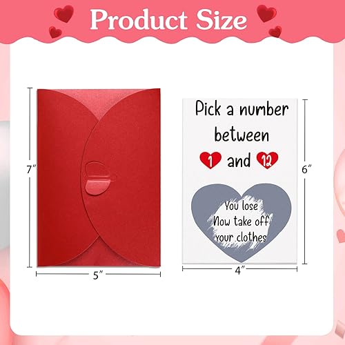 Vista 7 de SICOHOME Tarjetas divertidas para el día de San Valentín, tarjetas divertidas de San Valentín para ella, él, tarjetas de regalo traviesas