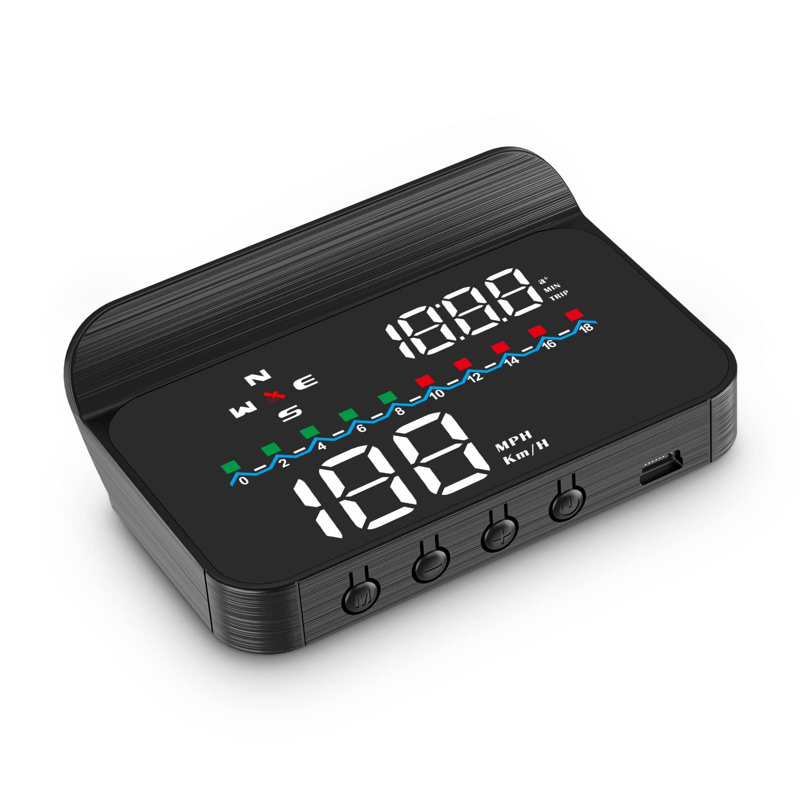 新品 HUD、GPSスピードメーター、表示速度と時間、フロントガラスの車載計器、 Amazon.co.jp: wiiyii車HUD、GPSスピードメーター、表示速度と時間