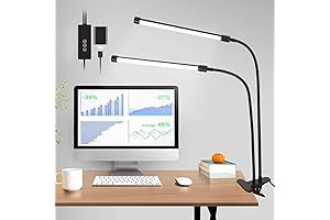 Bright Eye-Care Clip On Lamp 3 Modes & 5 Levels