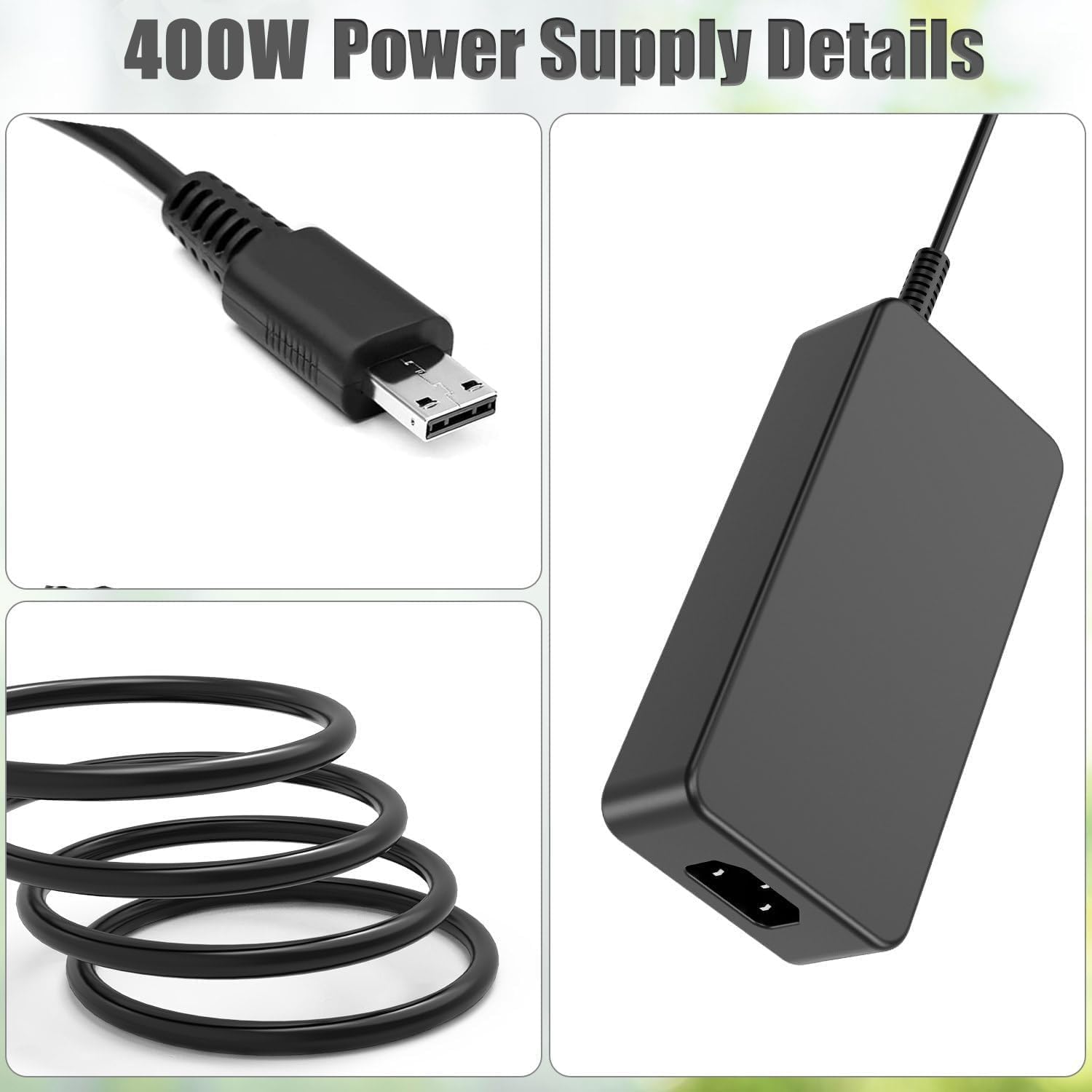 400W 20V 20A Laptop Charger Compatible with MSI Titan Raider Vector Series image 4
