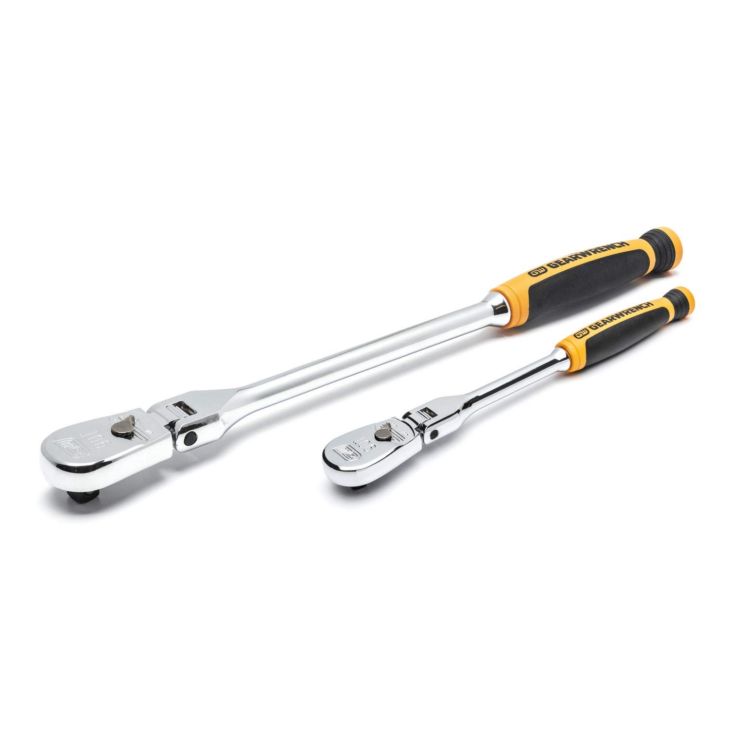 GEARWRENCH 2 Pc. 1/4 & 3/8 Drive Long Handle Teardrop Ratchet Set,84 Tooth - 81268 GEARWRENCH 2 Pc. 1/4 & 3/8 Drive Long Handle Teardrop Ratchet Set,84 Tooth - 81268