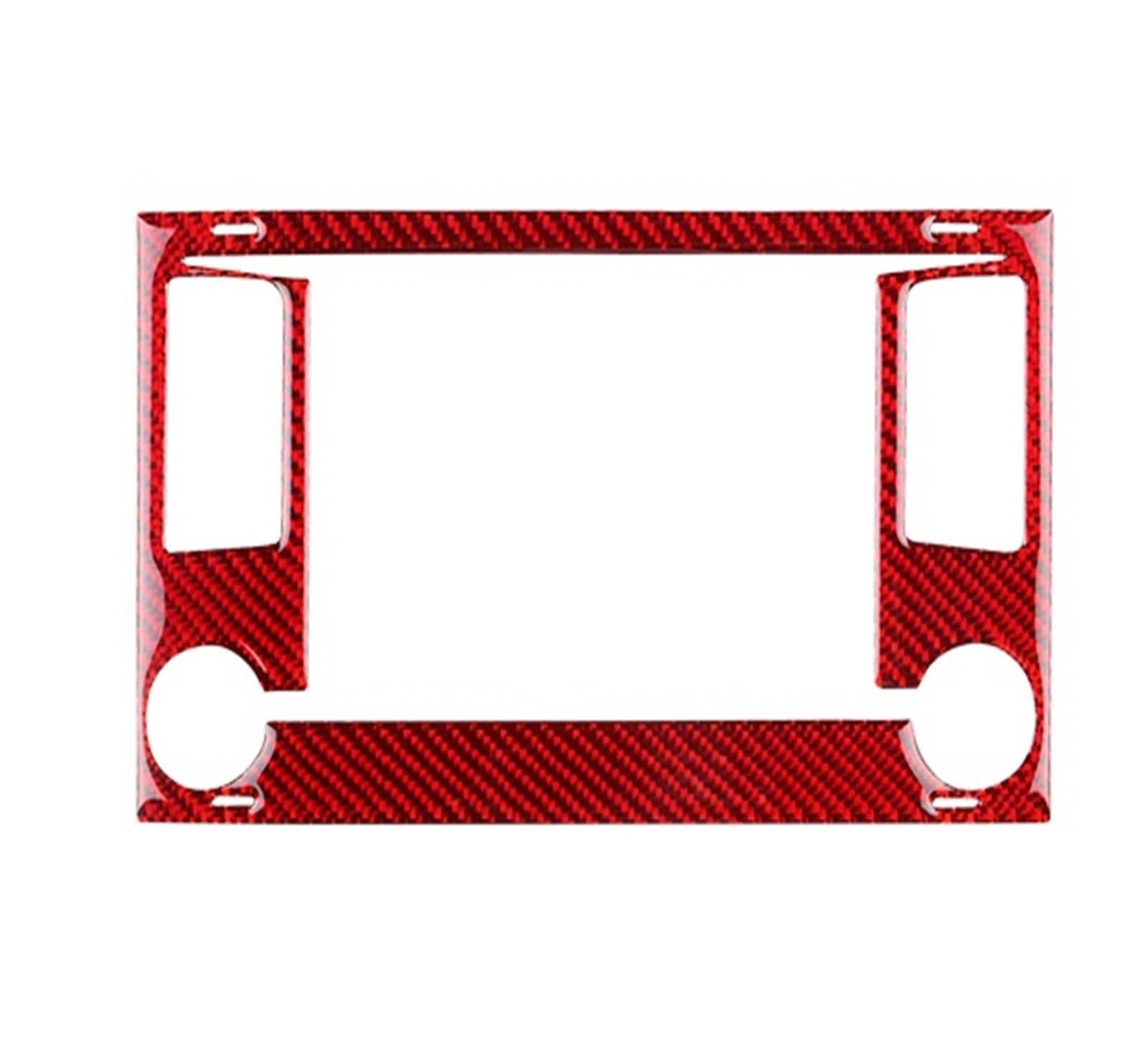 Vetjmua For Screen Red Interior Trim For Seat For Leon 2013 2014 2015 Lhd Rhd Car Central Control Screen Trim Interior Real Soft Carbon Fiber Sticker Cover Trim Sticker