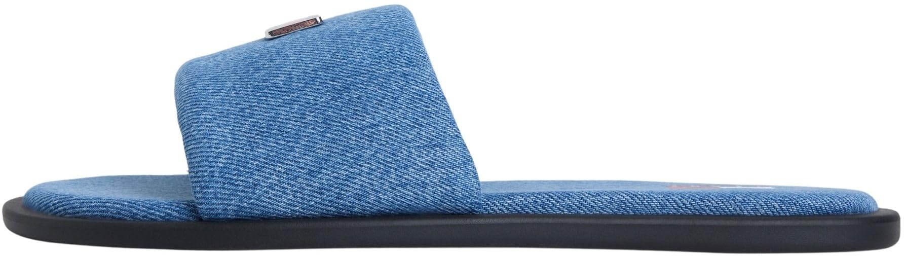 Tommy Jeans Tjw Padded Denim Casual Slide, Blue, Size 41, Women