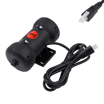 Plastic 2 Pin Plug Richmat HJM2 Massage Motor for Adjustable Bed Bases Vibration Motor Works for Head and Foot