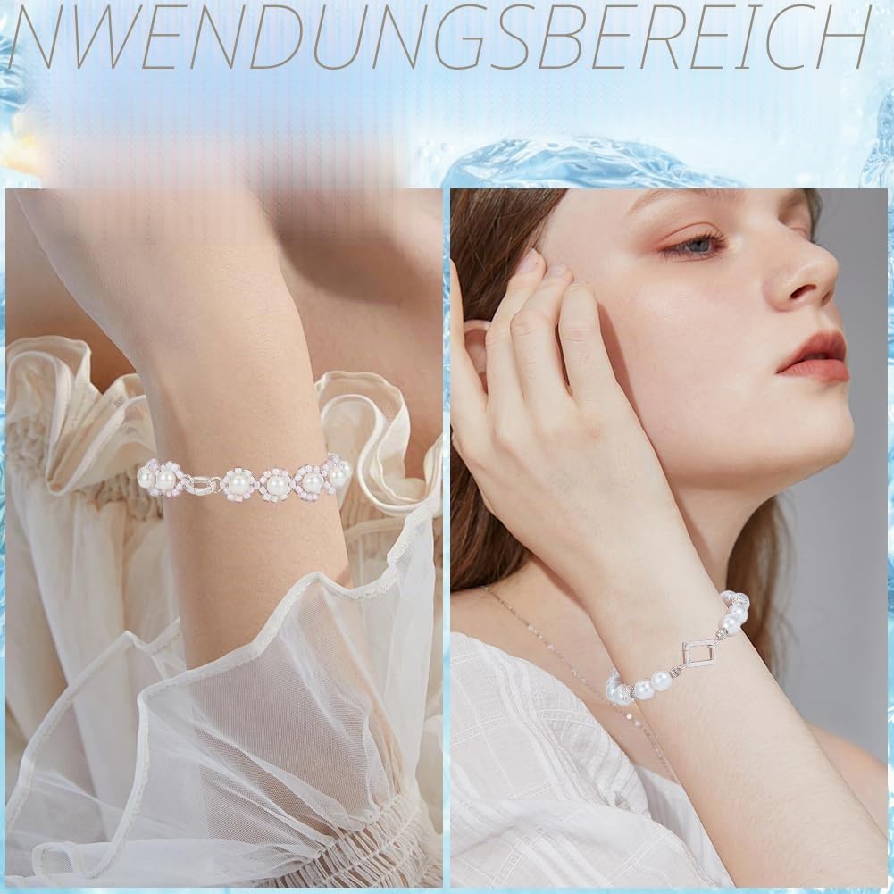 SUNNYCLUE 1 Box 3 Stile 925 Sterlingsilber Federverschlüsse Ovaler Schmuckverschluss 10mm Klein S925 weiße Verbindungsverschlüsse Metallverkürzer Karabinerverschlüsse Für Halsketten DIY Armbänder Zub