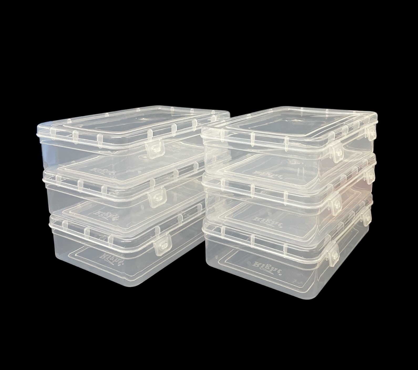 URBAA Small Storage Boxes container with Lock Lid (Size No. - 44) (Clear, 16.5 x 11 x 4.5 Cm) - Set of 6, Rectangular Boxes-image-18