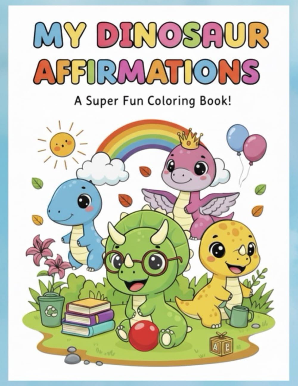 My Dinosaur Affirmations: A Super Fun Coloring Book!