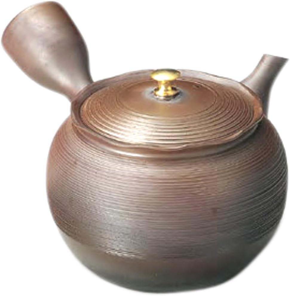 yamakiikai Chubu Burn Gold Thumb 急須 Ball Light by Tin Tea seramessyu Medium – 488