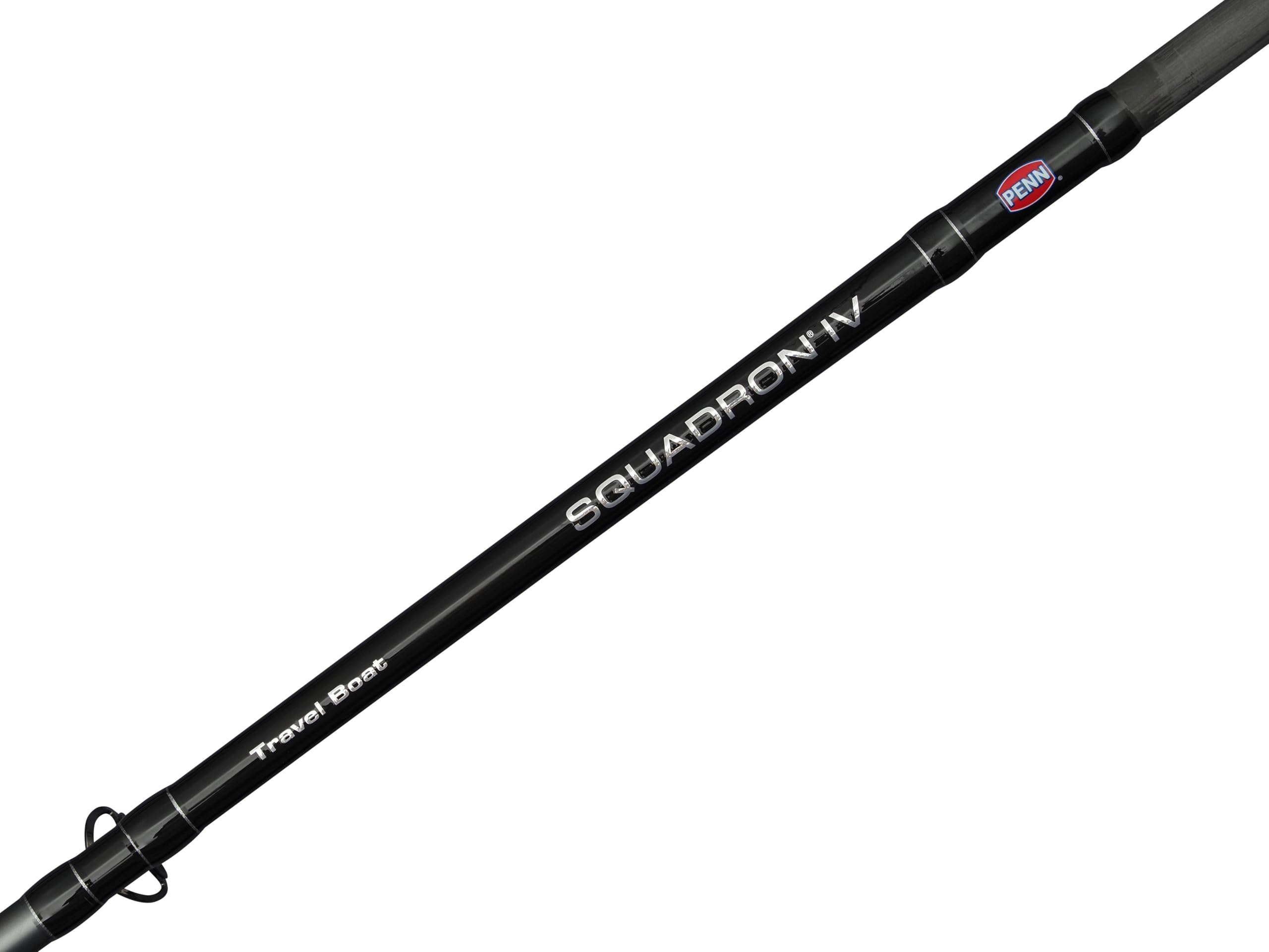 PENN Squadron IV Boat Travel Casting Canna da pesca Casting | Canna da pesca in mare salato | Fusto in carbonio 24T in 4 pezzi | Anelli Dura-Guides | Opzioni multiple