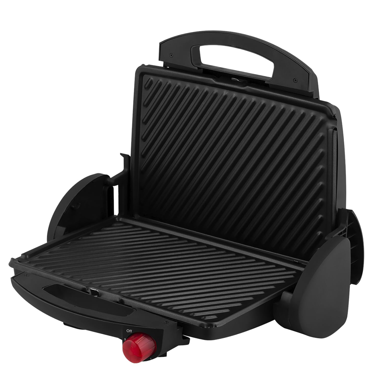 BB2109 Bistecchiera 3 in 1 Pyramidea - Termostato regolabile 2000 Watt Nera