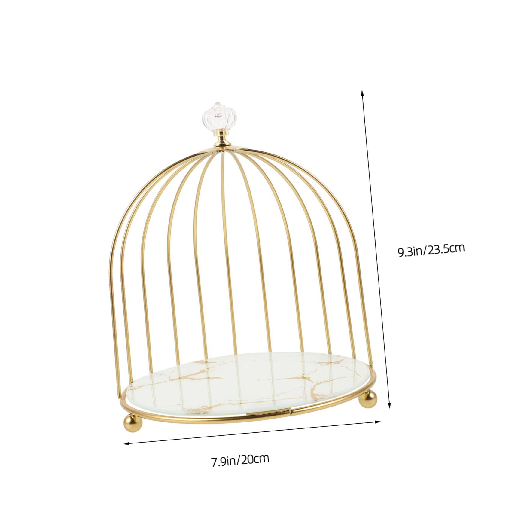 3-Tier Glass and Stainless Steel Display Stand, Dessert and Pastry Server, Cupcake Tower