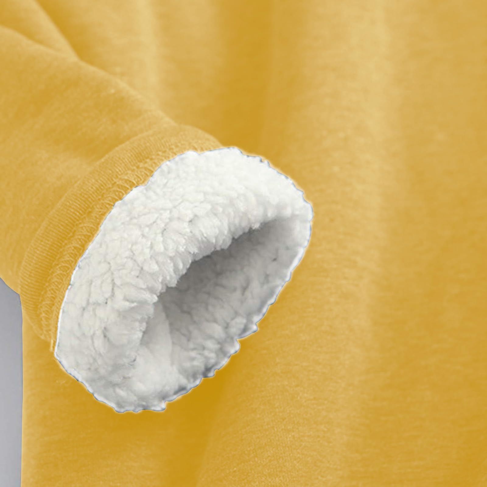 Conjunto de Pijama de Sudadera y Pantalones con Forro para Mujer para Calidez Invernal con Traje de Felpa Tops cómodos y Holgados Ropa de Estar por casa cálida de Invierno para Mujer