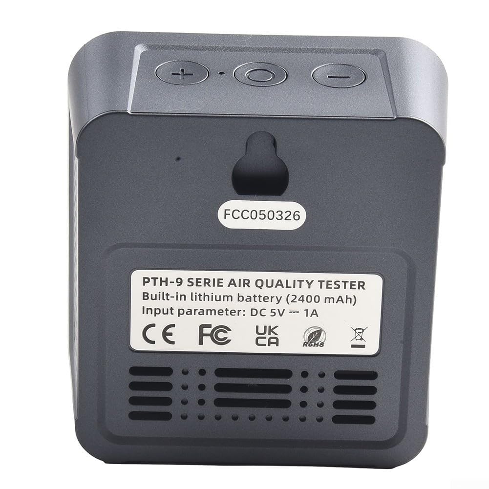 Rilevatore d'aria abilitato WiFi con monitoraggio dell'anidride carbonica e compatibilità con app intelligenti