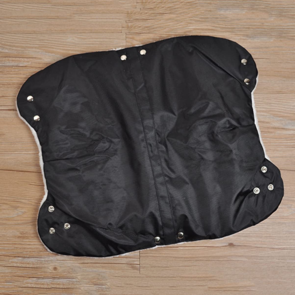 BESTonZON 3pezzi Guanti Antivento Per Carrozzina Guanti Caldi Per Passeggino Oxford Accessorio Per Inverno Nero