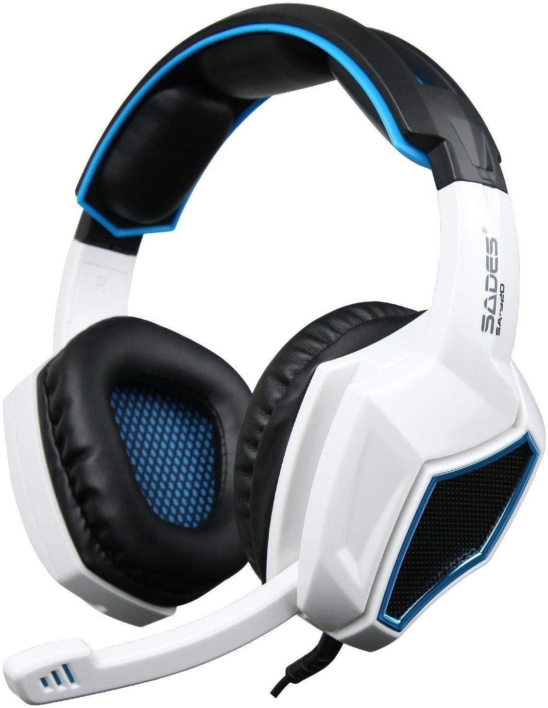 Anivia Computer Headset Headphones, 3.5mm Wired Over Ear Stereo Gaming Headsets with Microphone