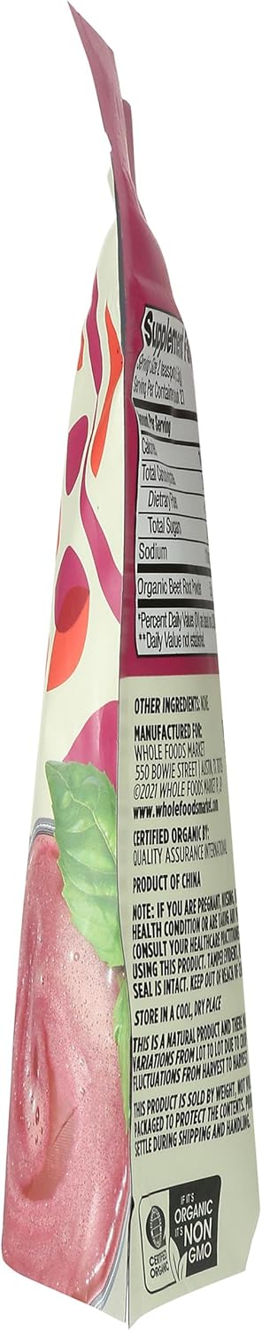 Whole Foods Market, Powder Beet Organic, 5.3 Ounce
