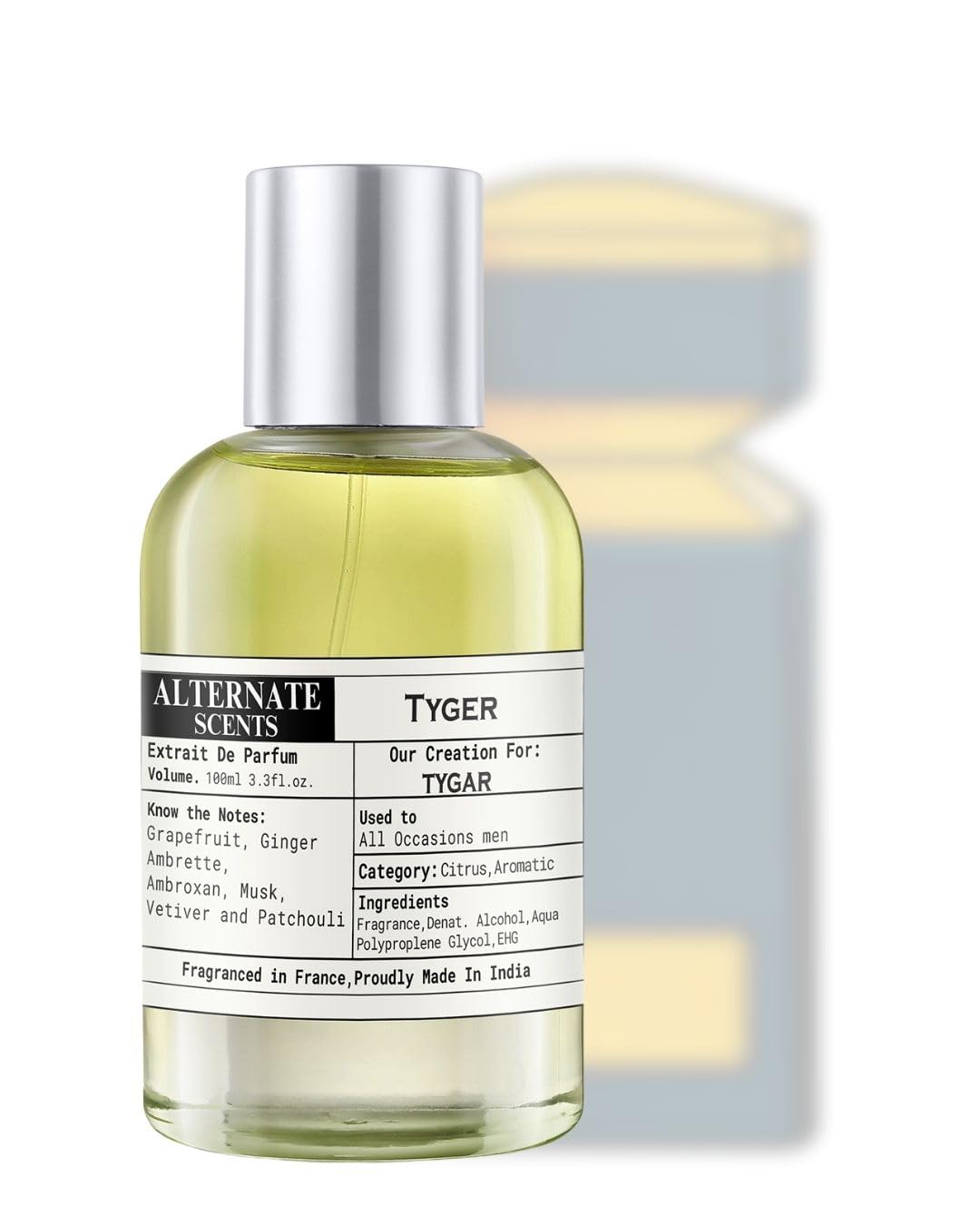 ALTERNATE SCENTS TYGER 100ml Perfume For Men - Image 1