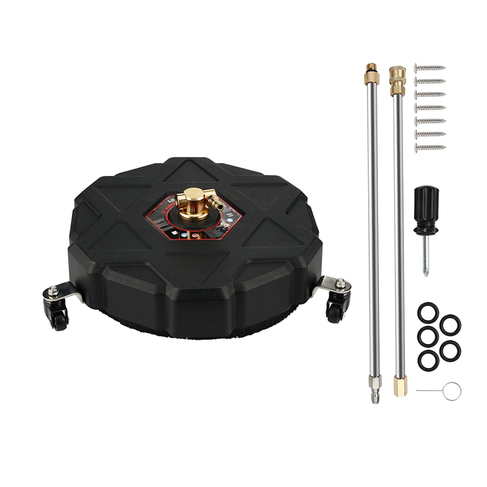 MagiDeal Surface Cleaner, Pressure Washer Surface Cleaner, 2500 PSI Max Pressure, Sturdy Rotary Surface Cleaner, Driveway Power Washer for Walkway Decks