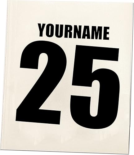 Racing Number Name Vinyl Decal Sticker Dirt Bike Plate BMX Motocross Car Truck BMX