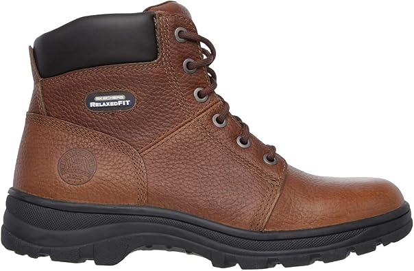 Skechers for Work Men's Workshire Relaxed Fit Work Steel Toe Boot